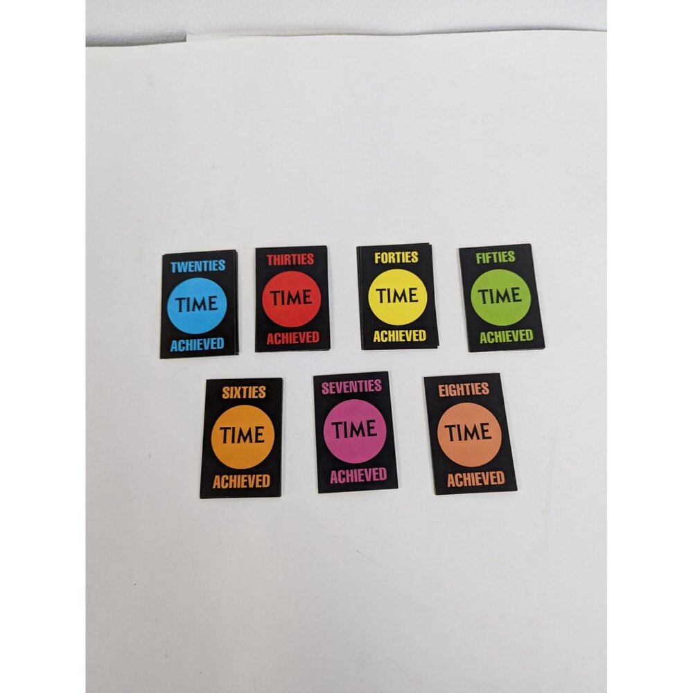 Vintage 1983 TIME The Board Game Trivia Replacement Decade Cards